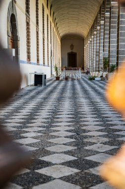 Villa Manin, Venedik Valisi 'nin eski konutu. Günbatımının renkleri. Passariano, Codroipo