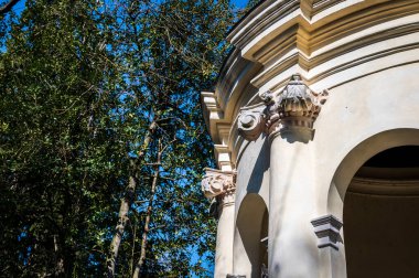 Villa Manin, Venedik Valisi 'nin eski konutu. Günbatımının renkleri. Passariano, Codroipo