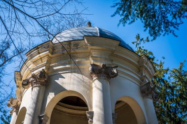 Villa Manin, Venedik Valisi 'nin eski konutu. Günbatımının renkleri. Passariano, Codroipo