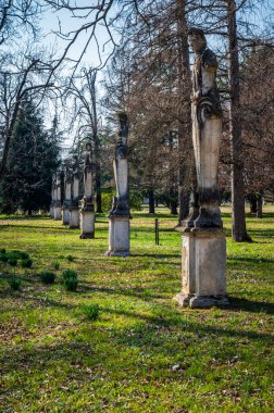 Villa Manin, Venedik Valisi 'nin eski konutu. Günbatımının renkleri. Passariano, Codroipo