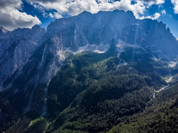 Пейзажный Снимок Воздуха Горы Валь Донья Италия — стоковое фото