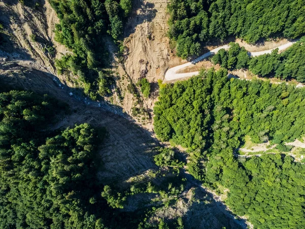 Vue Aérienne Panoramique Montagne Val Dogna Italie — Photo