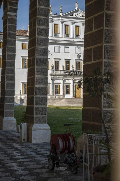Villa Manin Venedik Valisi Nin Eski Konutu Günbatımının Renkleri Passariano — Stok fotoğraf