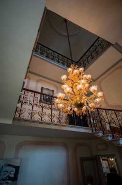 Moruzzo, İtalya 'da güzel bir villanın iç çekimleri.