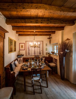 Moruzzo, İtalya 'da güzel bir villanın iç çekimleri.