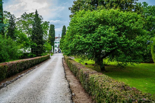 Moruzzo Talya Güzel Bir Villa Bahçesi Manzarası — Stok fotoğraf
