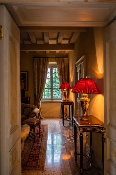 Plano Interior Hermosa Villa Moruzzo Italia —  Fotos de Stock