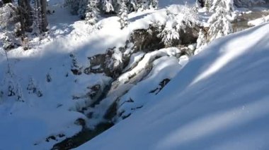 Fusine göllerinde ve Tarvisio ormanlarında kar büyüsü