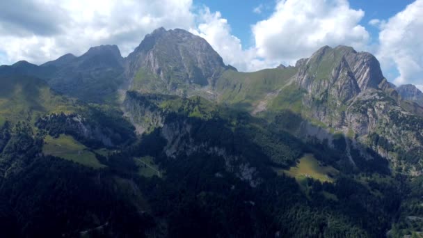 Carnia Monte Croce Geçidi Monte Coglians Friuli Doğa — Stok video