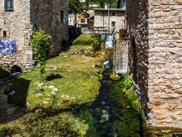 Rasiglia Small Village Springs Umbria — Stock Photo, Image