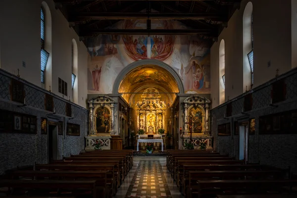 Castelmonte Nin Sığınağı Mekan Görüşü Cividale Del Friuli — Stok fotoğraf