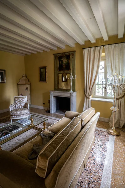 Moruzzo Italy May 2015 Interior Villa Savorgnan Brazza Located Heart — Stock Photo, Image