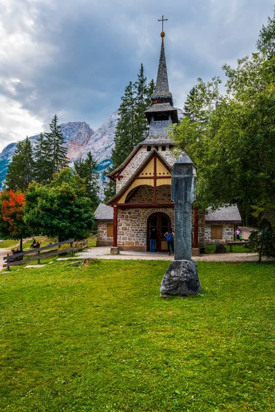 stock image San Candido. Town of the Alps in the Dolomites