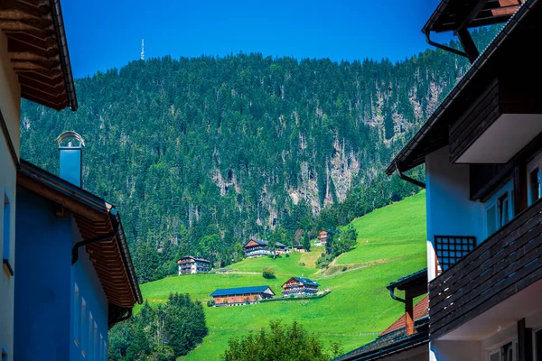 San Candido Cidade Dos Alpes Nas Dolomitas — Fotografia de Stock