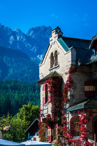 San Candido Town Alps Dolomites — Stock Photo, Image