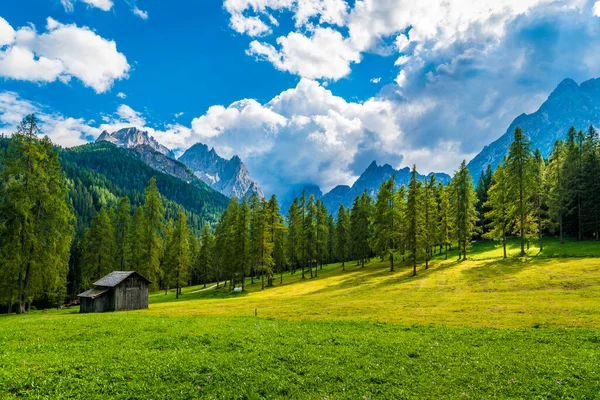 Val Fiscalina Frame Sesto Dolomites — Stock Photo, Image