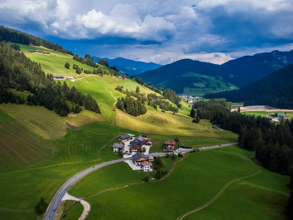 Sommerliche Farben Val Fiscalina Von Oben — Stockfoto