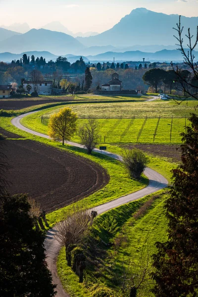 stock image beautiful view of Arcano Castle complex in Italy 