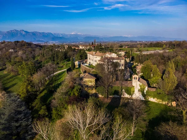 Prachtig Uitzicht Kasteel Arcano Italië — Stockfoto