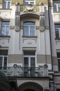 Slovenya 'nın güzel Ljubljana kentindeki eski mimari