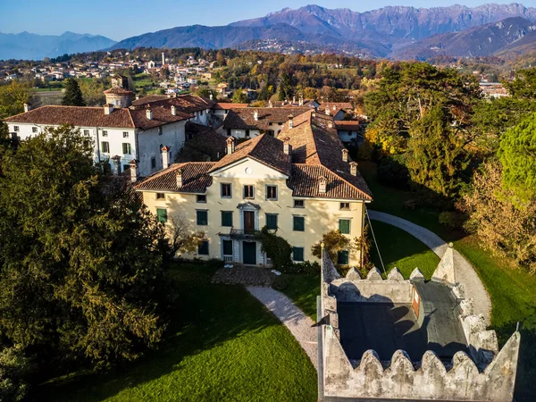 Schilderachtige Opname Van Het Oude Dorp Villafredda Friuli — Stockfoto