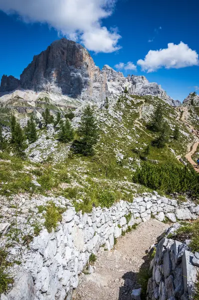 Dolomites Centrales Monuments Nature Averau Nuvolau Cinq Tours Cortina Ampezzo — Photo