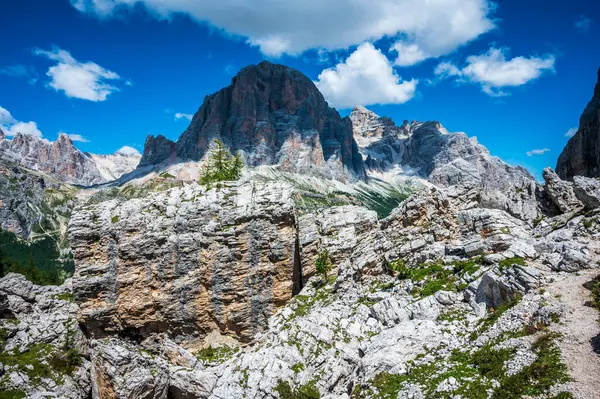 Impresionante Vista Los Dolomitas Cortina Italia —  Fotos de Stock