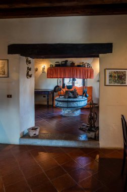 Cassacco Kalesi içeriden 