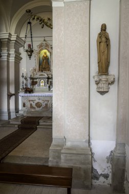 Cassacco Kalesi içeriden 