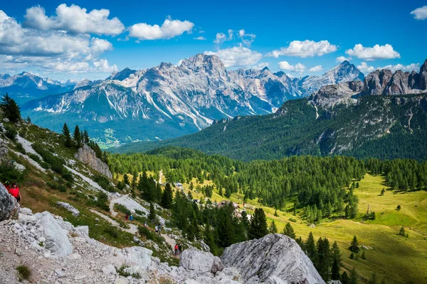 Vue Imprenable Sur Les Dolomites Cortina Italie — Photo