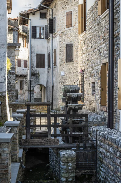 Talya Nın Friuli Venezia Giulia Kentindeki Valvasone Şehrine Bir Göz — Stok fotoğraf