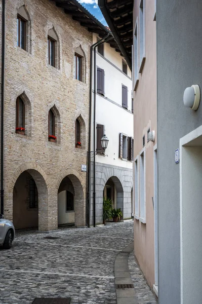 Μια Ματιά Στην Πόλη Valvasone Στο Friuli Venezia Giulia Ιταλία — Φωτογραφία Αρχείου