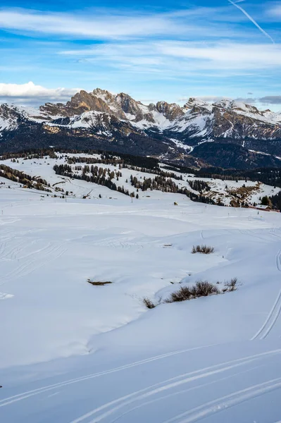 Meseta Gran Altura Más Grande Europa Invierno Ambiente Nieve Invierno —  Fotos de Stock