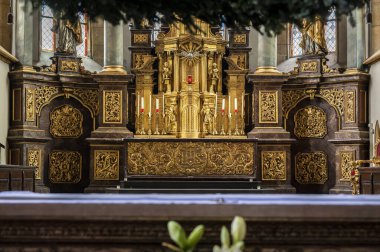 Avusturya 'da Advent Villach' ta Noel karı.