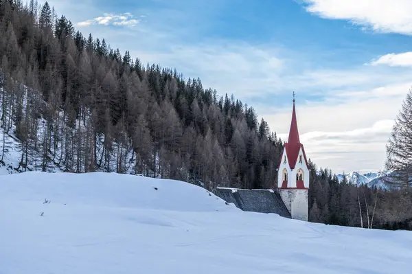Igreja Santo Spirito Val Aurina — Fotografia de Stock