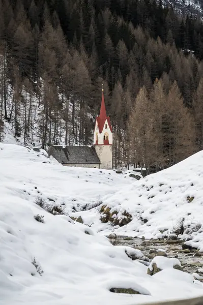 stock image Church of Santo Spirito in the Val Aurina