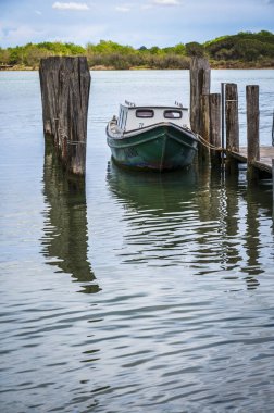 İtalya 'daki güzel Caorle Gölü