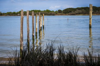İtalya 'daki güzel Caorle Gölü