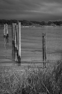 İtalya 'daki güzel Caorle Gölü