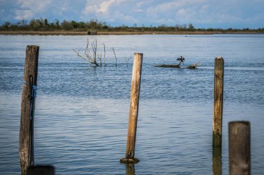 İtalya 'daki güzel Caorle Gölü
