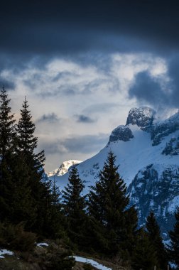 Canin ve Montasio dağlarında bahar karı