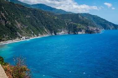 Corniglia, Cinque Terre 'deki deniz manzarası çok güzel.. 