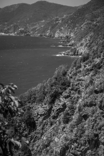 Schöne Aussicht Auf Die Küste Von Corniglia Cinque Terre — Stockfoto