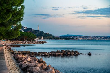 Barcolana Yarışı sırasında Trieste Körfezi.. 