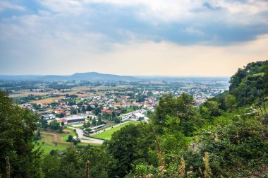 Ancient churches and fortifications on the hill Osoppo