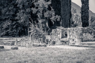 Ancient churches and fortifications on the hill Osoppo