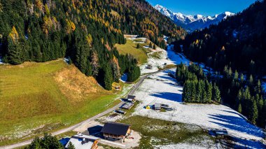 Sappada Italy of the Dolomites Alps.