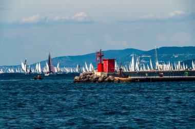 Trieste Uluslararası Regatta. Barcolana Gösterisi