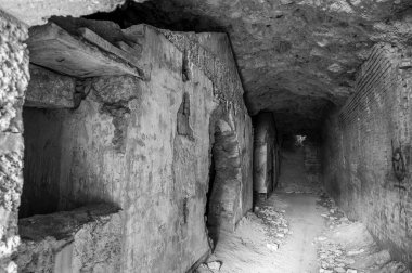 Ruins of Fort of Osoppo or Fortezza di Osoppo in Osoppo, Province of Udine, Italy clipart