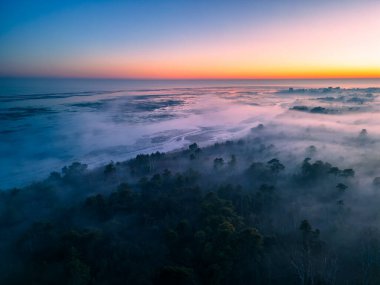 Gün batımında Grado 'da gün batımı, İtalya